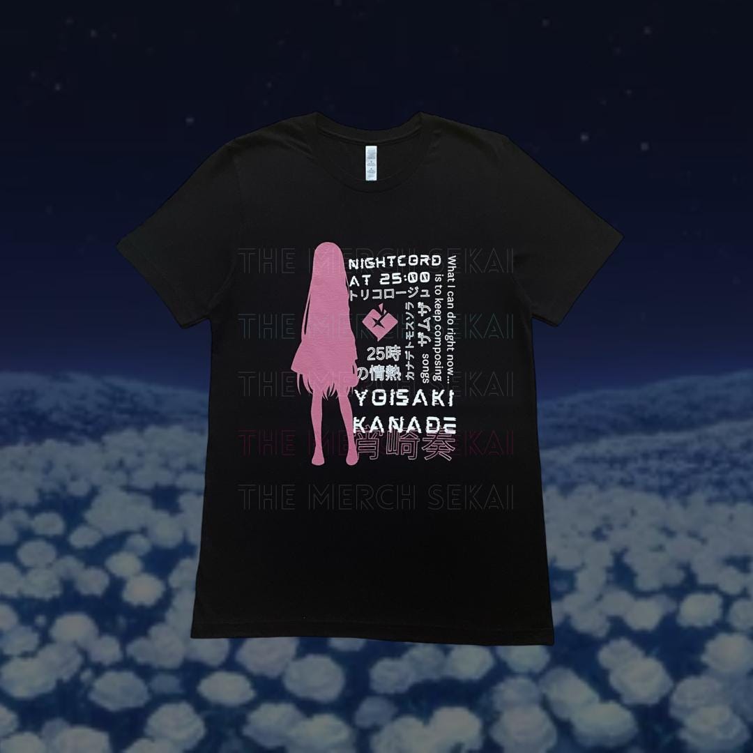 Project SEKAI | Nightcord at 25:00 - Kanade Yoisaki T-shirt - Etsy Project SEKAI | Nightcord at 25:00 - Kanade Yoisaki T-shirt - Etsy