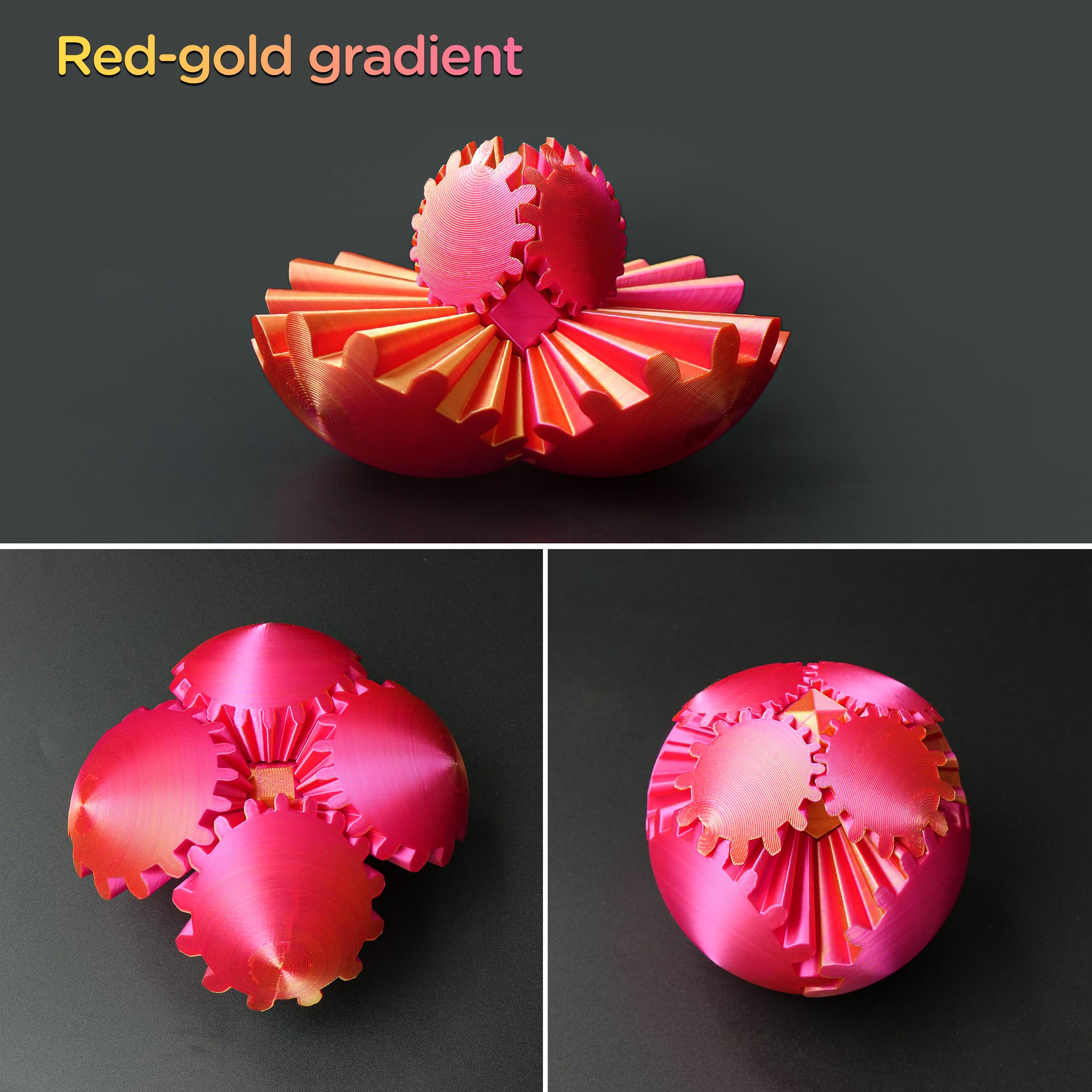 Gear Sphere Fidget Toy – Articulating Stress Reliever, ADHD & Anxiety Desk Toy, Unique Gift for Kids, Adults, Made in USA
