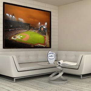Oracle Park California Canvas Print: Baseball Stadium Wall Art