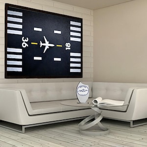 Airport Canvas, Fly Wall Decor, Runway Wall Art, Minimalist Canvas, Nursery Decor, Plane Poster, Pilot Decor, Fly Lover Gift, Runway Gift