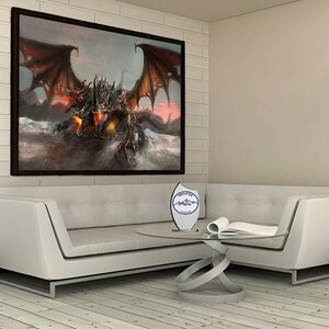 Dragon Canvas Wall Art: Draco Decor