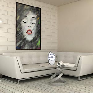 Artistic Young Girl Canvas, Artistic Canvas, Young Canvas, Art Canvas, Canvas Wall Art, Exhibition Canvas, Gift For Her, Gift For Him Canvas