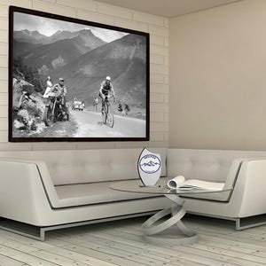 Tour de France 1950 Photography Canvas, Print, Table, Painting, Tour de France Decor, France Decor, France Gift, Vintage France Decor, Gift