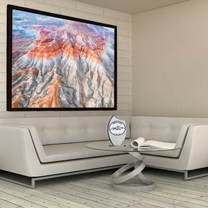 Mountain Landscape Canvas Print: Modern Wall Hanging Decor