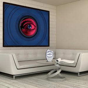Eye Canvas, Human Eye Canvas, Table, Chart, Picture, Painting, Wall Art, Wall Decor, Poster, Wall Hangings, Abstract, Art, Gift, For Gift
