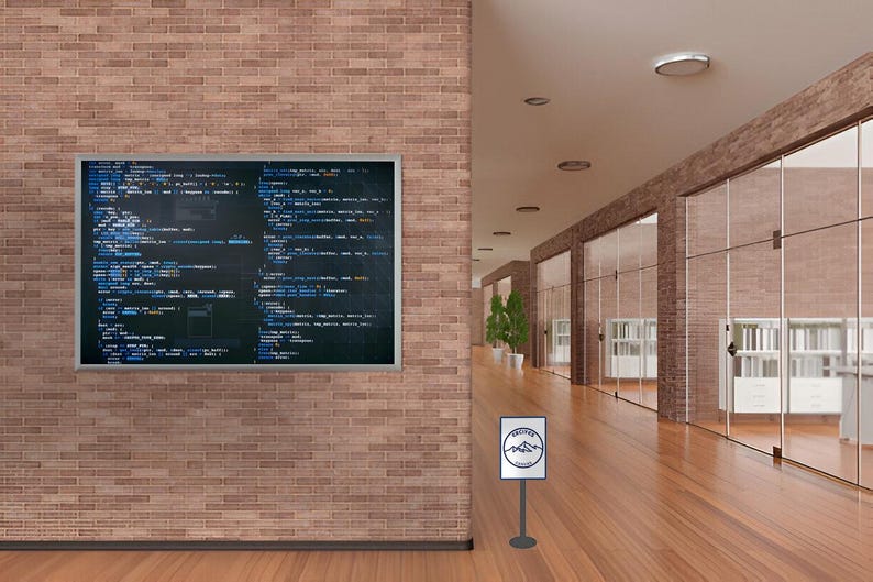Program Coding Canvas, Canvas, Software Decor, Software Canvas, Programmer Decor, Programmer Canvas, Coding Decor, Codification, Wall, Gift, Gift For Him, Gift For Her, Gift For Mother, Gift For Father, Gift For Lover, Halloween Gift, Christmas Gift