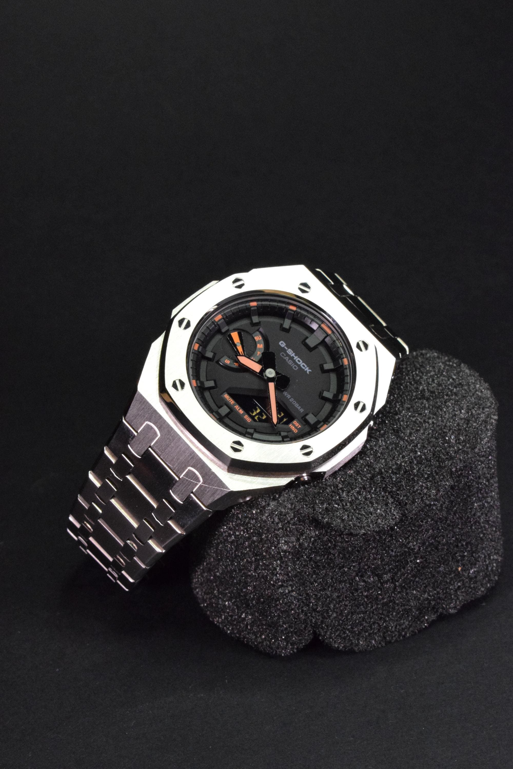 カシオーク GA-2100 カスタム用 ステンレス製ケース & ブレスレット G-SHOCK カシオーク カスタム G-shock ジーショック GA-2100 GA