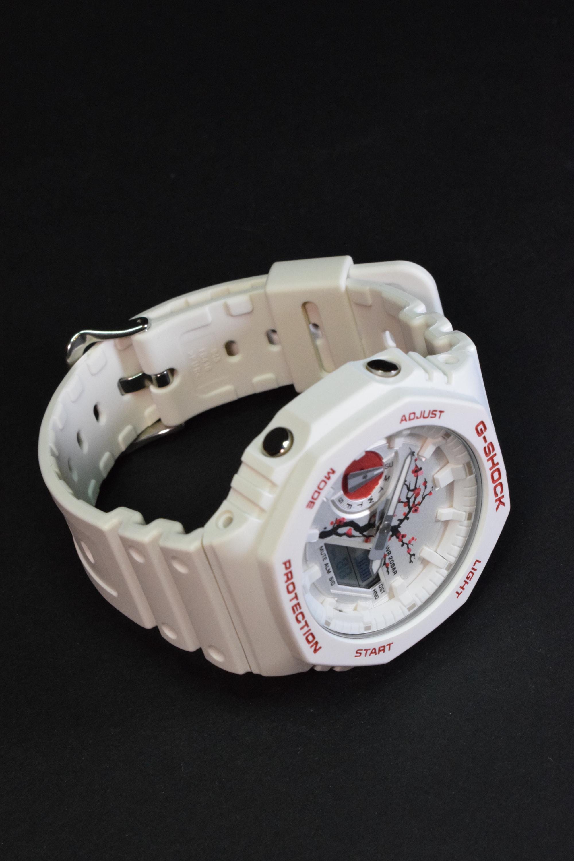 CASIO G-shock GA-2100, Hand Painted Japanese Design 