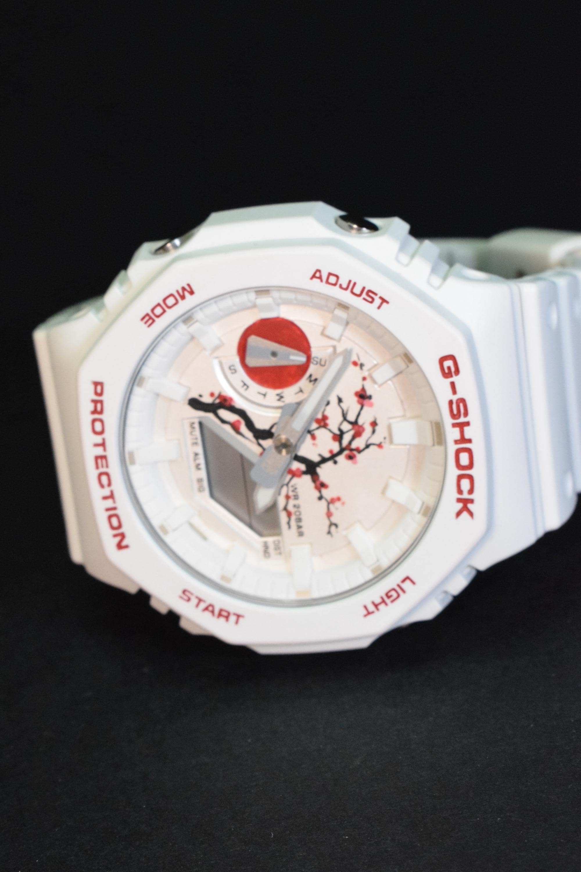 CASIO G-shock GA-2100, Hand Painted Japanese Design 