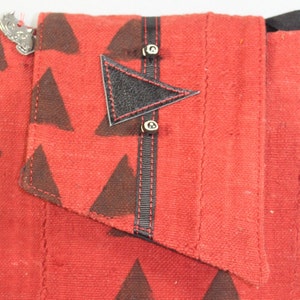 Red Mudcloth MiniX Shoulder Bag image 2