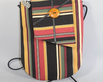 Earthy Stripes Mini Bag