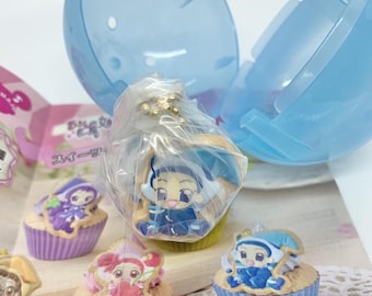 Pretty Cure Anime Magical Girl Kawaii Cupcake Keychain Gashapon Japan Exclusive
