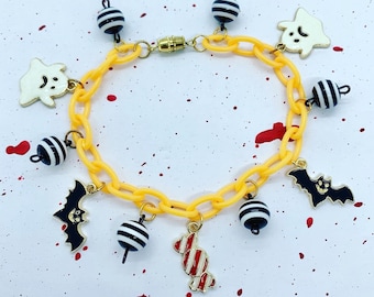 Halloween Creepy Cute Charm Bracelet