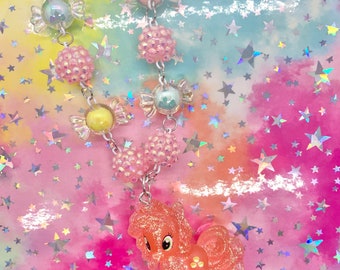 My Little Pony G4 Crimson Gala Kawaii Beaded Necklace