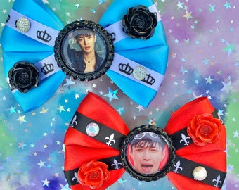 EXO Lay Sexy Kpop Boy Band Hair Bows