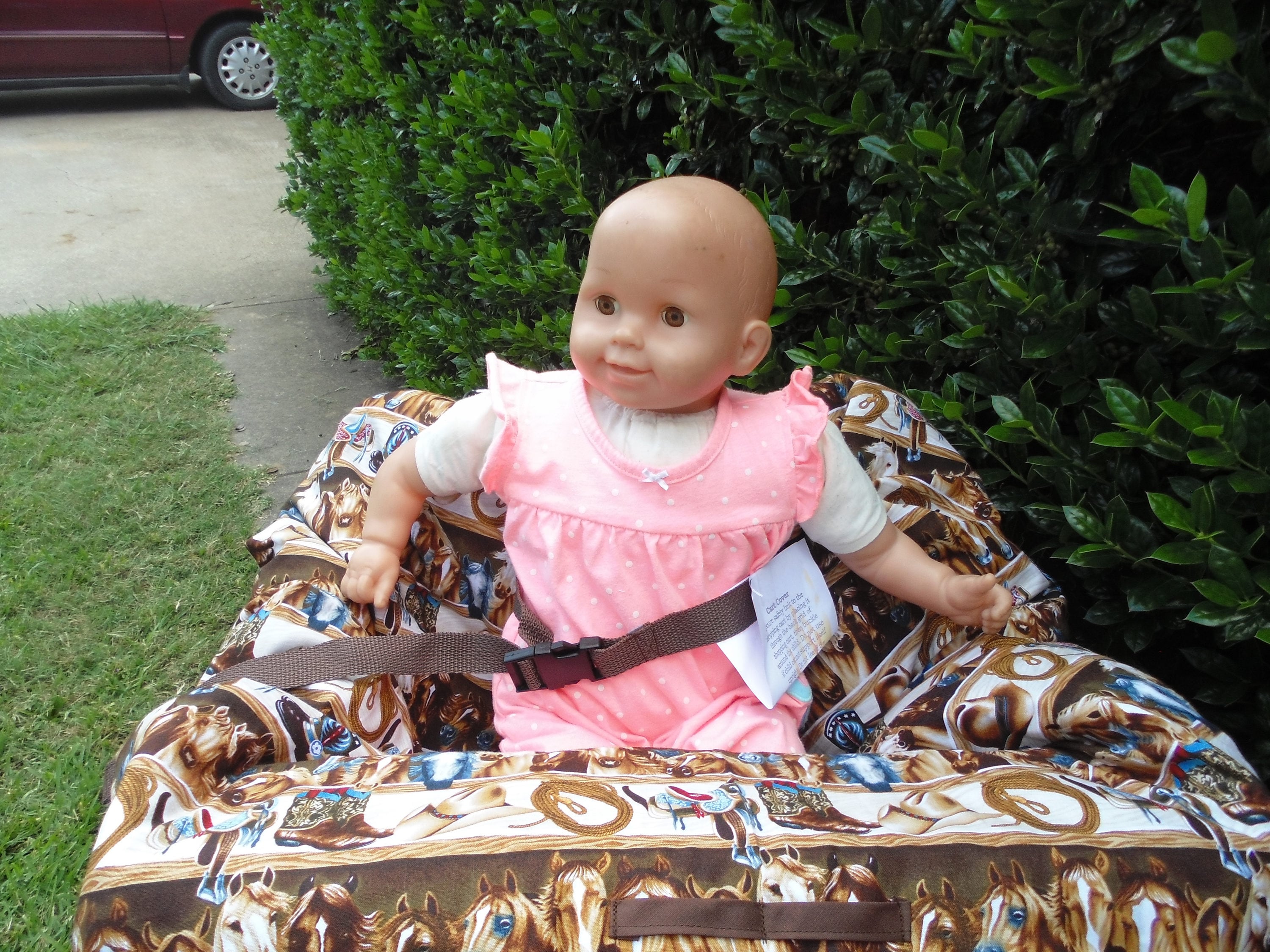 Couverture de caddie de bébé d'impression africaine 2/ couverture de chaise  haute -  France