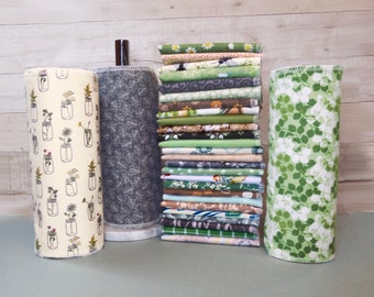 Sage Neutral Paperless Paper Towels 12 10x14 or 10x12 Zero Waste Kitchen Decor Paperless Kitchen Washable & Reusable Cloth Towels Unpaper