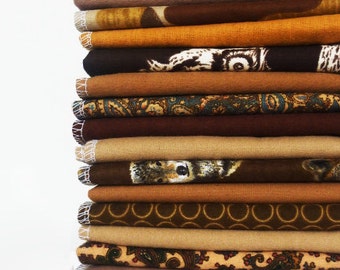 10 Brown Napkins Cloth Napkins - Modern Reusable Paper Towels - Flannel Napkins - Casual Napkins - Eco Friendly - Everyday - 10 x 12 cb