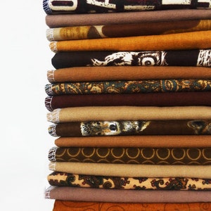 10 Brown Napkins Cloth Napkins - Modern Reusable Paper Towels - Unpaper Napkins - Casual Napkins - Eco Friendly - Everyday - 10 x 12 cb