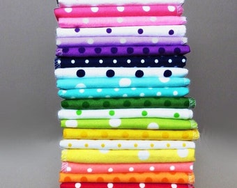10 Ladies Handkerchief Polka Dot Hankies Mother&#39;s Day Gift Soft Womens Reusable Tissues Washable Tissues  Pocket Tissues Eco Friendly