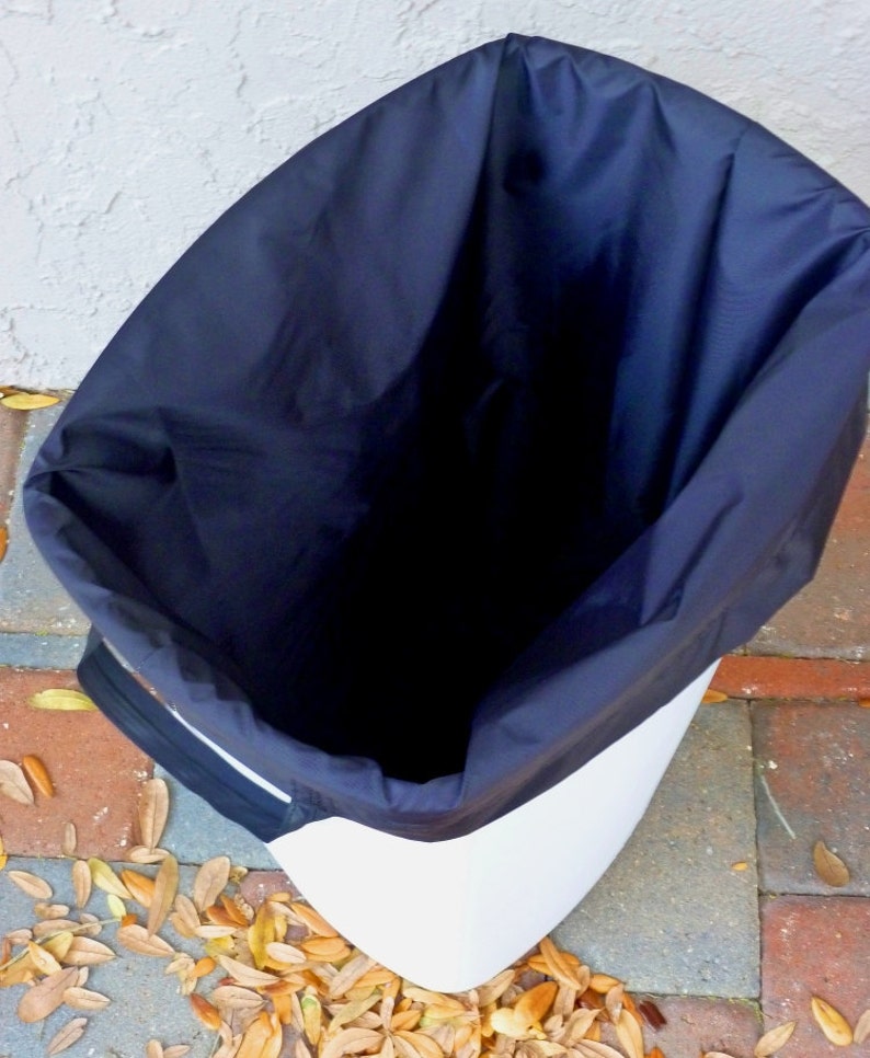 Reusable Kitchen Trash Can Liner / Washable Recycling Can Etsy