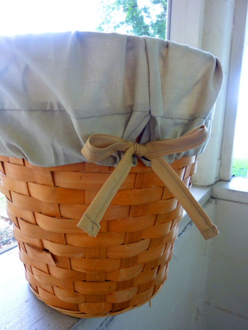 Reusable Basket Liner wth Tie Trash Can Liner Choose Your Etsy
