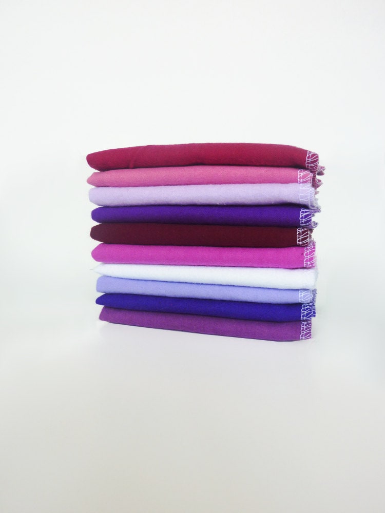10 Purple Cloth Napkins Unpaper Towels Reusable Paper Towels Etsy