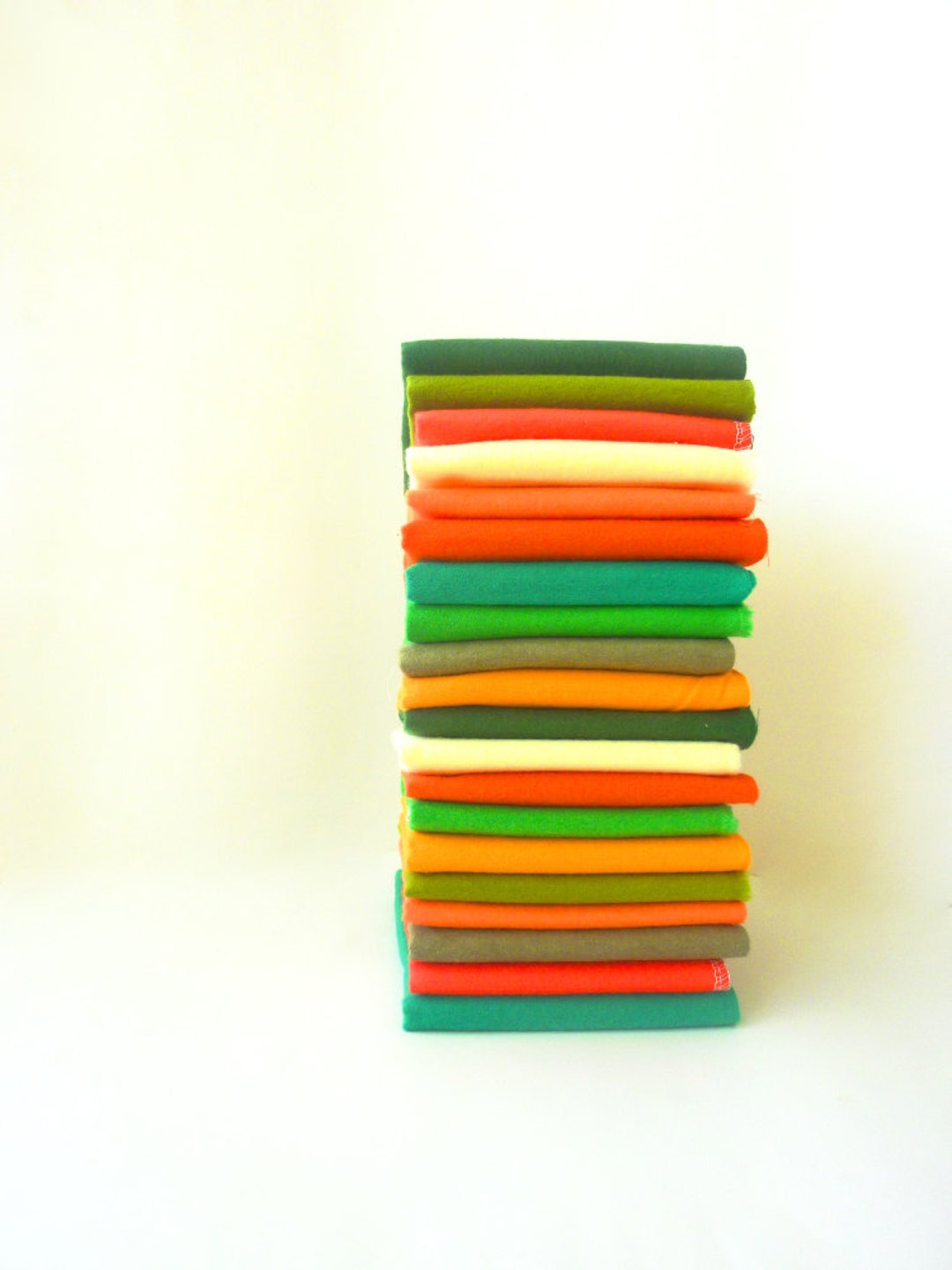 20 24 Orange Green Cloth Napkins St. Patricks Day Napkins Etsy