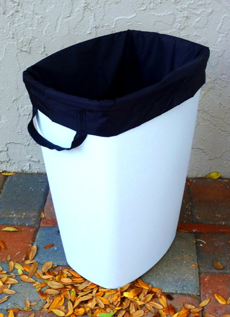 Reusable Kitchen Trash Can Liner / Washable Recycling Can Etsy