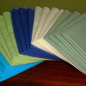 Unpaper Towels Reusable Paper Towels Unpaper Cloth Napkin 100 Cotton Eco Friendly Paperless Zero Waste Lunch Box Washable Towels image 4