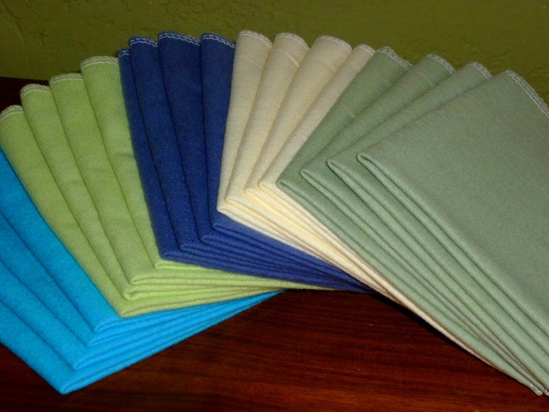 Unpaper Towels Reusable Paper Towels Unpaper Cloth Napkin 100 Cotton Eco Friendly Paperless Zero Waste Lunch Box Washable Towels image 4
