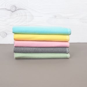 Pastel Organic Handkerchief Gift Set Ladies 100 Cotton Flannel Soft Washable Tissues Eco Friendly Zero Waste Womens Hankerchief Mothers Day