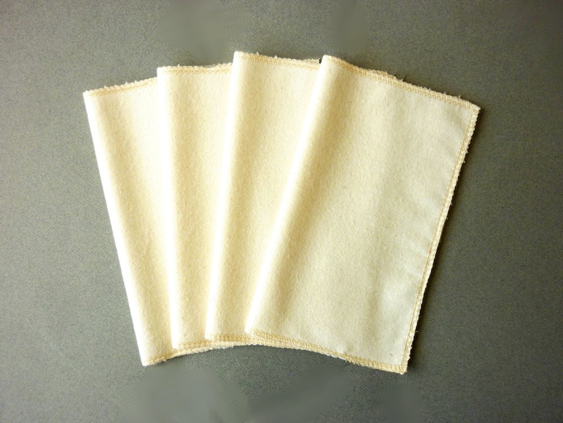 Organic Cotton Flannel Handkerchief 100 Natural Reusable Etsy