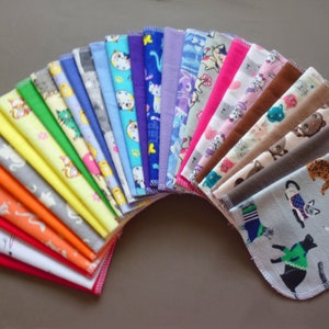 Katzen Kinder Servietten Tuch Zurück zur Schule Lunch Box Love Kitty Umweltfreundliche Kinder Flanell Servietten Set Weiche niedliche wiederverwendbare Papiertücher