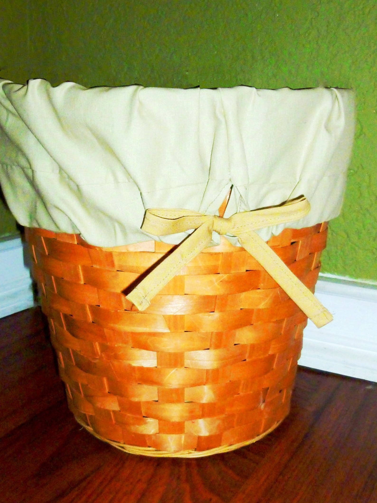 Reusable Basket Liner Wth Tie Trash Can Liner Choose Your Etsy
