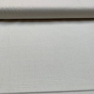 100 percent cotton fabric, unbleached muslin, 200 thread count. Quantity 1= fat quarter. Greater than 1 is a continuous cut.