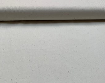 100 percent cotton fabric, unbleached muslin, 200 thread count. Quantity 1= fat quarter. Greater than 1 is a continuous cut.