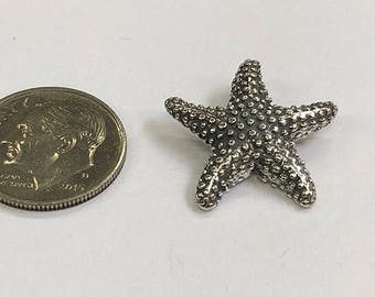 Sterling Silver Starfish, perfect for many artistic creations!