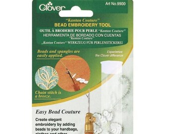 Clover Kantan Couture Bead Embroidery Tool and Needle Refill