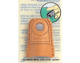 Clover Leather Coin Thimble