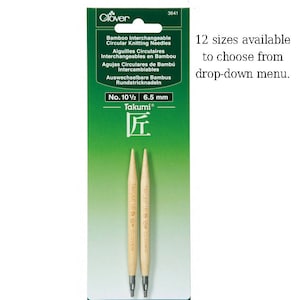 Takumi Interchangeable Knitting Needle Tips.
