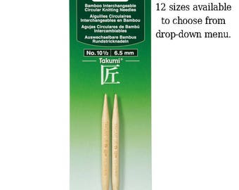Takumi Interchangeable Knitting Needle Tips.