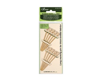 Clover Bamboo Marking Pins, Item # 3143, about 3 inches long