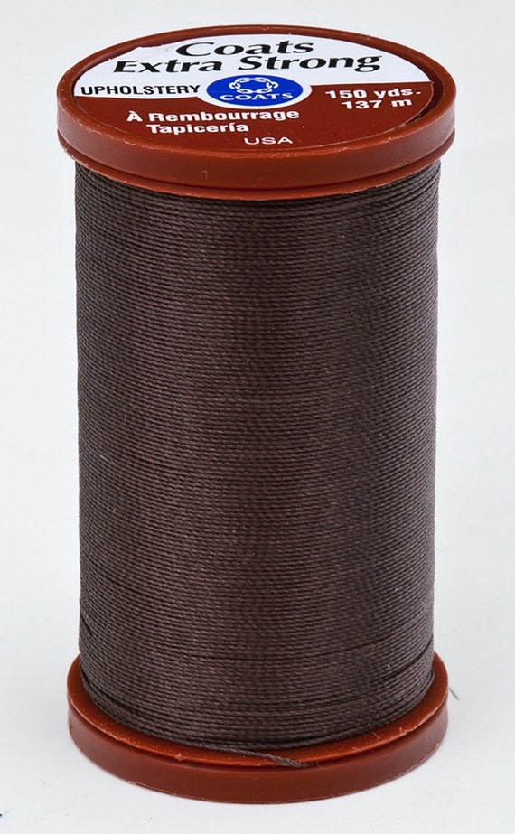 Coats & Clarks Upholstery Thread, heavy duty, great for bear making. Color 8960 Brown