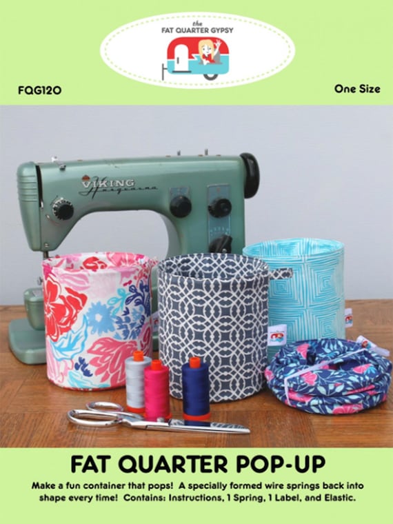 Fat Quarter Pop-Up Bucket Kit. Extra refills available.