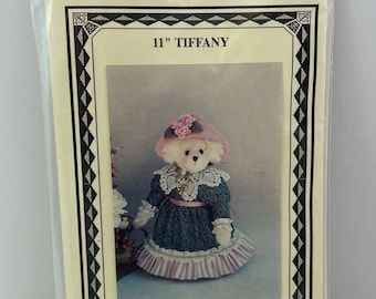 Vintage Pattern 11" bear Tiffany from A Roosevelt Bear Co.