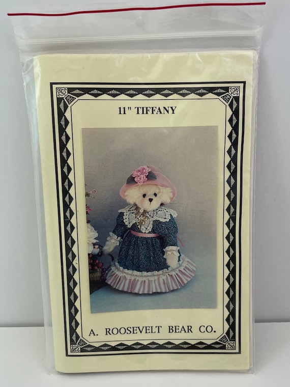 Vintage Pattern 11" bear Tiffany from A Roosevelt Bear Co.