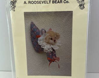 Vintage Pattern Holiday Decoration Bear from A Roosevelt Bear Co.