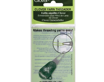 Clover Yarn Threader, for easy threading of yarn into tapestry needles.