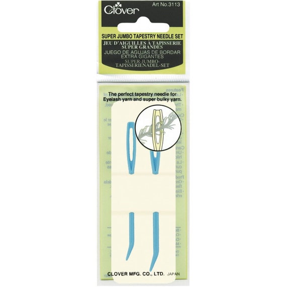 Clover Tapestry Needles, Super Jumbo, Package of 2